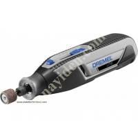 DREMEL 7760 Lİ-ON AKÜLÜ EL MOTORU SİSTEMİ 7.2V 1.0AH, Akülü Planya - Zımpara - Taşlama