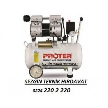 PROTER 50 LT. YAĞSIZ-SESSİZ HAVA KOMPRESÖRÜ ÇİFT PİSTONLU, Yağsız Kompresör