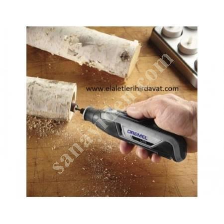 DREMEL 7760 Lİ-ON AKÜLÜ EL MOTORU SİSTEMİ 7.2V 1.0AH, Akülü Planya - Zımpara - Taşlama