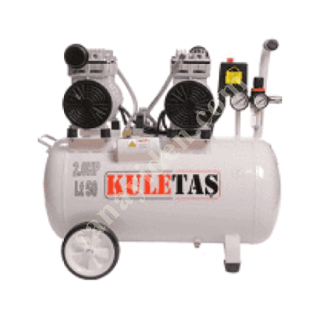 KULETAŞ 50 LITER SILENT OIL-FREE AIR COMPRESSOR 220 V, Oil Free Compressor