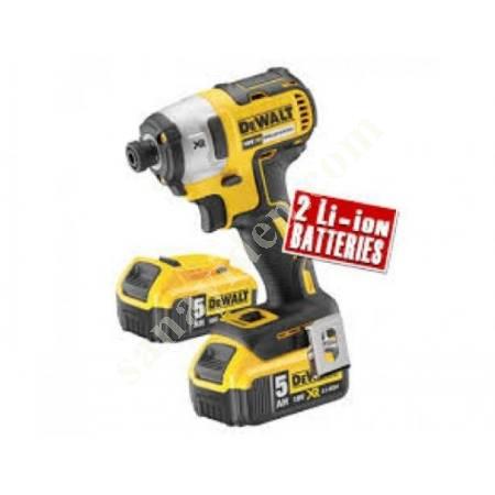 DEWALT DCF887P2 18VOLT/5.0AH Lİ-İON ÇİFT AKÜLÜ KÖMÜRSÜZ, Akülü Vidalama- Matkap - Somun Sıkma