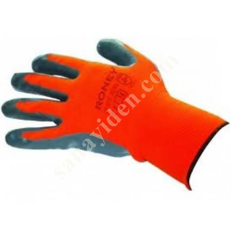 RONEY WORK GLOVES GRAY ORANGE, Work Gloves