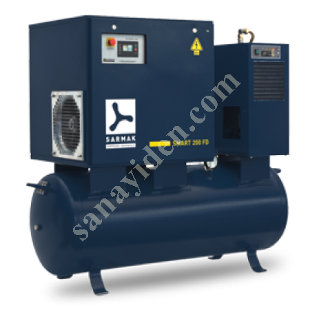 ELECTRIC SMALL CAPACITY ON TANK SCREW COMPRESSOR, Screw Compressor