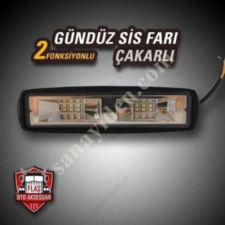 2 FONKSİYONLU  GÜNDÜZ SİS FARI ÇAKARLI, Motosiklet - Yedek Parça- Aksam