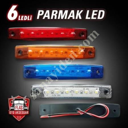 12/24 VOLT UYUMLU 6 LEDLİ PARMAK LAMBA, Aydınlatma Grubu Ve Ampul