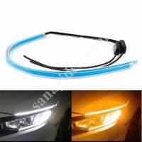 HEADLIGHT SLIDING LED 45CM WHITE YELLOW,