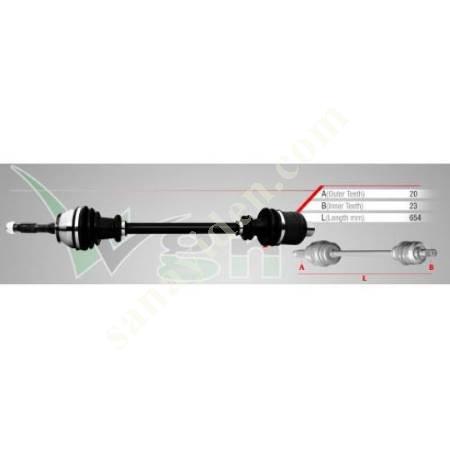 AXLE COMPLETE RIGHT-LEFT (VEKA RN-8024) (RENAULT:R12), Spare Parts Auto Industry
