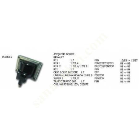 IGNITION COIL (RENAULT:R9-R11-R19-R21-FLASH-CLIO-LAGUNA), Ignition Systems