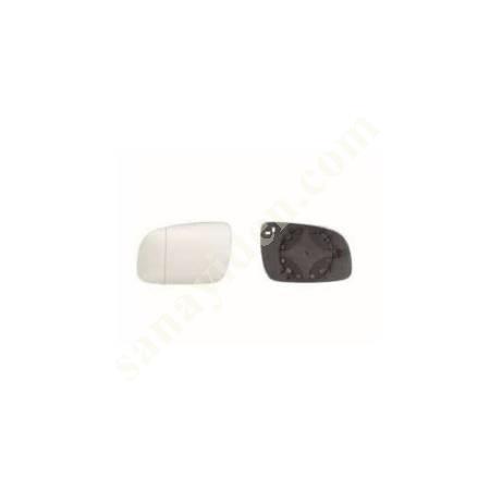 MIRROR GLASS EXTERIOR REAR VIEW LEFT STRIPED POLO HB 00-02, Mirror And Mirror Glasses