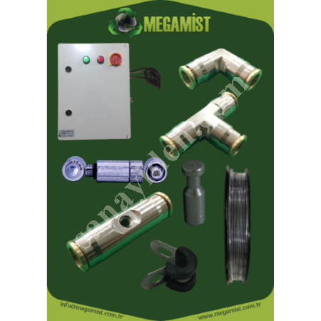 MEGAMIST MEDIUM PRESSURE READY SET (WITH SENSOR OR TIMER OPTION), Fogging And Humidification High Pressure Elements