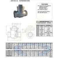 STAINLESS CHECK VALVE, Valves