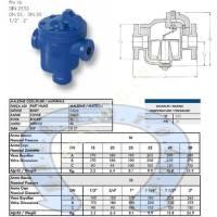 INVERTED BUCKET STEAM THREADED, FLANGED,