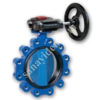 LUG TYPE THREADED BUTTERFLY VALVE WITH NICKEL CLAMP,