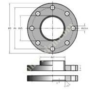 PN 25-40 FLAT FLANGE, Flange