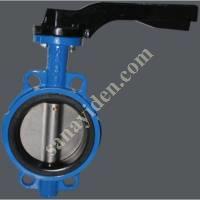 WAFER TYPE STAINLESS CLUTCH BUTTERFLY VALVE,