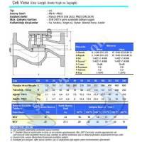 PN16, PN25 BASKI YAYLI ÇEKVALF,