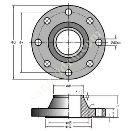 DIN 2634 PN 25 TAIL FLANGE, Flange