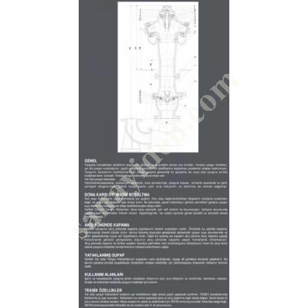 GROUND HYDRANTS-Q150 1435MM-1750MM-2150MM, Metal