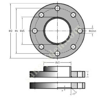 PN 25-40 DÜZ FLANŞ, Flanş