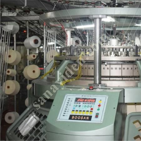 OPEN WIDTH SINGLE PLATE ELASTANE CIRCULAR KNITTING MACHINE, Textile Industry Machinery